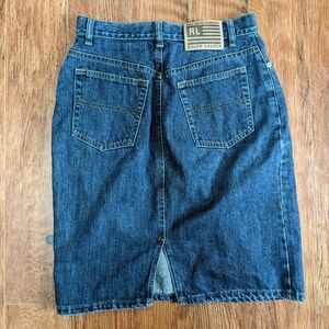 Ralph Lauren Polo denim skirt